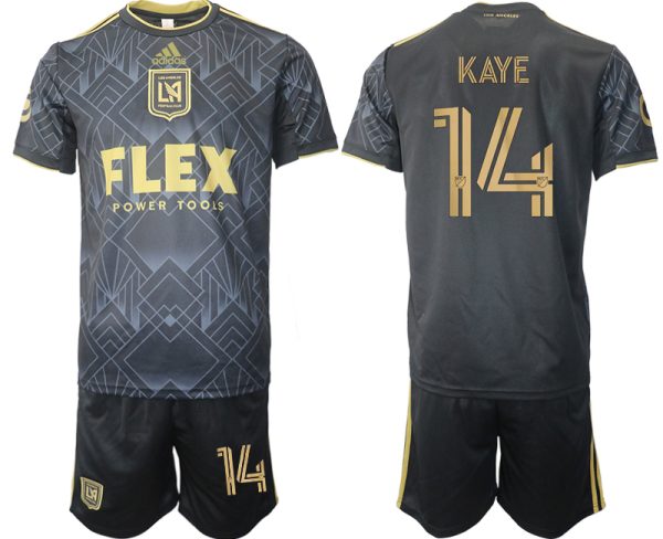 Billiga Fotbollströjor LAFC Los Angeles FC Hemmatröja Herr 2023 Kortärmad + Korta byxor KAYE 14